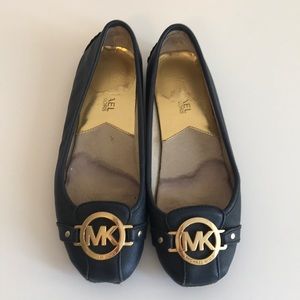 MK blue flats